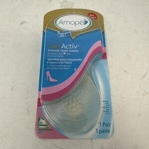 Womens 5-10 Amope Gel Activ Extreme Heel Shoe Insoles 2016